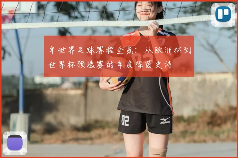 年世界足球赛程全览：从欧洲杯到世界杯预选赛的年度绿茵史诗
