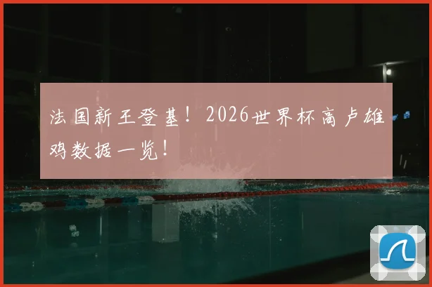 法国新王登基！2026世界杯高卢雄鸡数据一览！